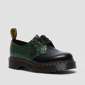 Dr. Martens Women's 1461 BEX X-Girl LIMITED EDITION Black Green US 6 RARE!!!